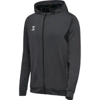 Hummel Sportssweatjakke 'Authentic' antracit / hvid