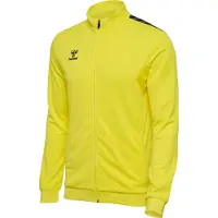 Hummel Sportssweatjakke 'Authentic' gul / grå / sort