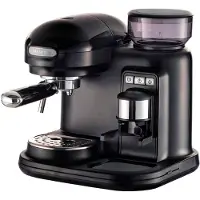 Ariete Moderna 1318 - Kaffemaskine med mælkeskummer - 15 bar - sort