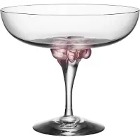 Kosta Boda Sugar Dandy coupeglas 32 cl Lyserød