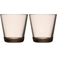 Iittala Kartio glas 21 cl 2 stk Hør