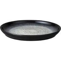 Denby Halo Coupe tallerken 26 cm Blå/Grå/Sort