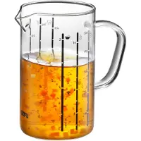 GEFU METI, 0,5 L, ml, oz, Borosilikatglas, Transparent, 88 mm, 126 mm