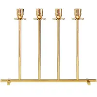 Hilke Collection Alto lysestage Solid messing