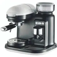 Ariete Moderna 1318 - Kaffemaskine med mælkeskummer - 15 bar - hvid