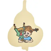 Muurla Pippi Chop & Serve skærebræt 21x30 cm Fruits