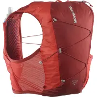 Salomon - Trailrygsække - Active Skin 8 Set Red Dahlia/High Risk Red til Unisex - Størrelse S - Rød