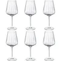Georg Jensen Bernadotte hvidvinsglas 6-pak Krystallinsk