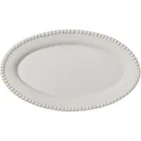 PotteryJo Daria serveringsfad 35 cm stentøj Cotton white