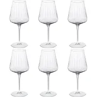 Georg Jensen Bernadotte rødvinsglas 6-pak Krystallinsk