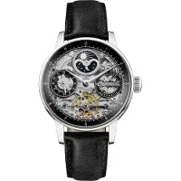 Ingersoll Herreur I07701 Skeletskåret/Læder Ø42 mm