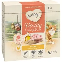 Feringa Økonomipakke: Vitality Creamy Snacks - Kylling (96 x 10 g)