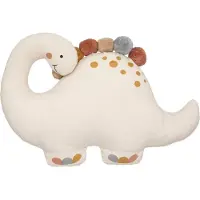 Atmosphera dekorationspude med pomponer DINO, Ø 38 cm