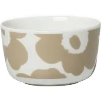 Marimekko Unikko skål 2,5 dl Hvid-beige