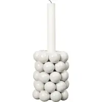 By On Globe fyrfadsstage 13,5 cm Hvid