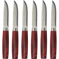 Morakniv Classic Steak Knive 6-pak Rød
