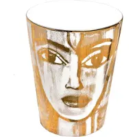Carolina gynning Butterfly Messenger krus guld/hvid 35 cl