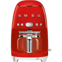 Smeg 50's Style kaffemaskine 10 kopper Rød