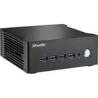 Shuttle Computer Group Shuttle XPC nano NA10H7 - Barebone - mini PC 1 x Ryzen 7 8845HS / op til 5.1 GHz - RAM 0 GB - Radeon 780M - Gigabit Ethernet