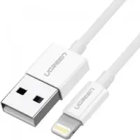 UGREEN US155 20728 USB-A / Lightning MFi 2,4 A-kabel, 1 m – hvid