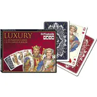 Piatnik spillekort - Luxury Poker Size, dobbelt sæt