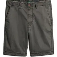 Superdry Superdrytil mænd. M7110397A Officer grå chino shorts (34), Casual, Bomuld