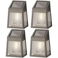 Lumineo 898174 Solcelle Væglampe 4 Enheder