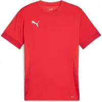 Puma Trænings T-Shirt teamGOAL - Rød/Hvid, størrelse X-Large