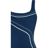 Sunmarin Badedragt navy / hvid