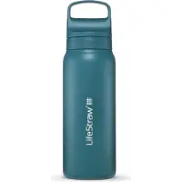LifeStraw Go 2.0 Stainless Steel Water Filter Bottle 700ml, Turkis