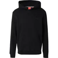 Superdry Superdrytil mænd. M2014168A Sweatshirt med hætte og logo Essential sort (S), Casual, Bomuld