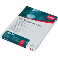 Nobo Gennemsigtig inkjet A4 (210x297 mm) klar OHP-folie - (50 stk.)