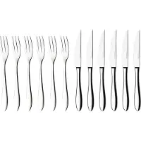 Hardanger Bestikk Fjord grill-bestik 12 dele rustfrit stål