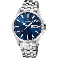 Festina Herreur F20357-3 Blå/Stål Ø41 mm