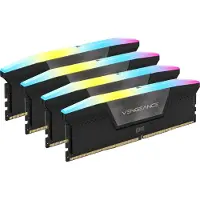 Corsair Microsystems CORSAIR Vengeance RGB - DDR5 - sæt - 64 GB: 4 x 16 GB - DIMM 288-PIN - 6600 MHz / PC5-52800 - CL32 - 1.4 V - ikke bufferet - sort