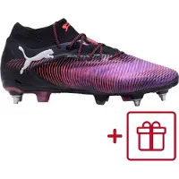 Puma FUTURE 8 ULTIMATE MxSG Football Boots Unisex, Shoes, Black/White/Glowing Red, 48