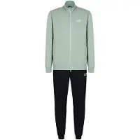 EA7 EA7til mænd. 8NPV60_PJVRZ Træningsdragt grøn, sort (3XL), Casual, Sport, Bomuld, Multisport, Lange ærmer