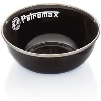 Petromax Enamel Bowls black 2 pieces 1L, skål, sort