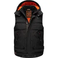 STONE HARBOUR Vest 'Egoor' grå / orange / sort