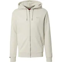 Superdry Superdrytil mænd. M2014128A Essential Logo sweatshirt i beige (XXL), Casual, Bomuld