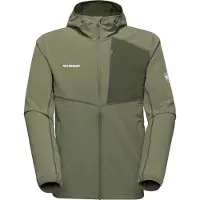 Mammut - Vandretøj - Madris Light ML Hooded Jacket Men Marsh til Unisex - Størrelse M - Kaki