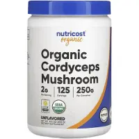 Nutricost , Ækologisk Cordyceps Svamp, Usmagt, 8,8 oz (250 g)