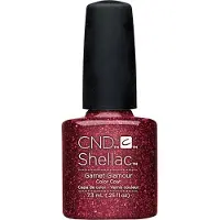 CND Shellac Gel Neglelak Langtidsholdbar Nail Paint Farve med kurvetndende brste Rd/Burgunder Polish 0,25 fl oz