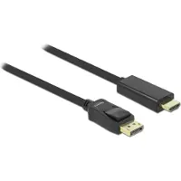 DeLOCK -kabel DisplayPort 1.1 han til High Speed HDMI-A han, passiv, 3 m