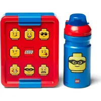 LEGO Madkasse/Drikkedunk - Iconic - Blå/Rød - - OneSize - Madkasse