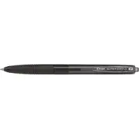 Pilot Pen Kuglepen Pilot Super Grip G sort fine stregbredde: 0,22 mm - (12 stk.)
