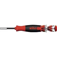 Wiha LiftUp 25 - Skruetrækker med bitsæt - 12 stykker - 6.35 mm