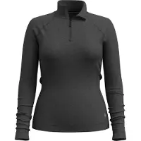 Smartwool W'S Classic Thermal Merino 1/4 Zip base layer 010 charcoal heather S