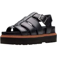 Clarks Dame Orianna Twist D-Fit Sandaler Sort