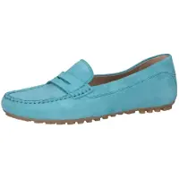 Caprice Moccasin, blue, made of Leather without heel, Size 39